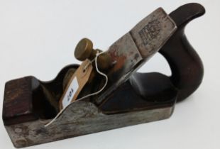 The estate of Peter & Joy Evans of Whiteway, Stroud - Spiers of Ayr 8" smoothing plane, rosewood in