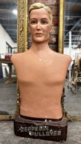 Advertising - Original Zeppelin Pullover, fibreglass shop display in the form of a bust of a