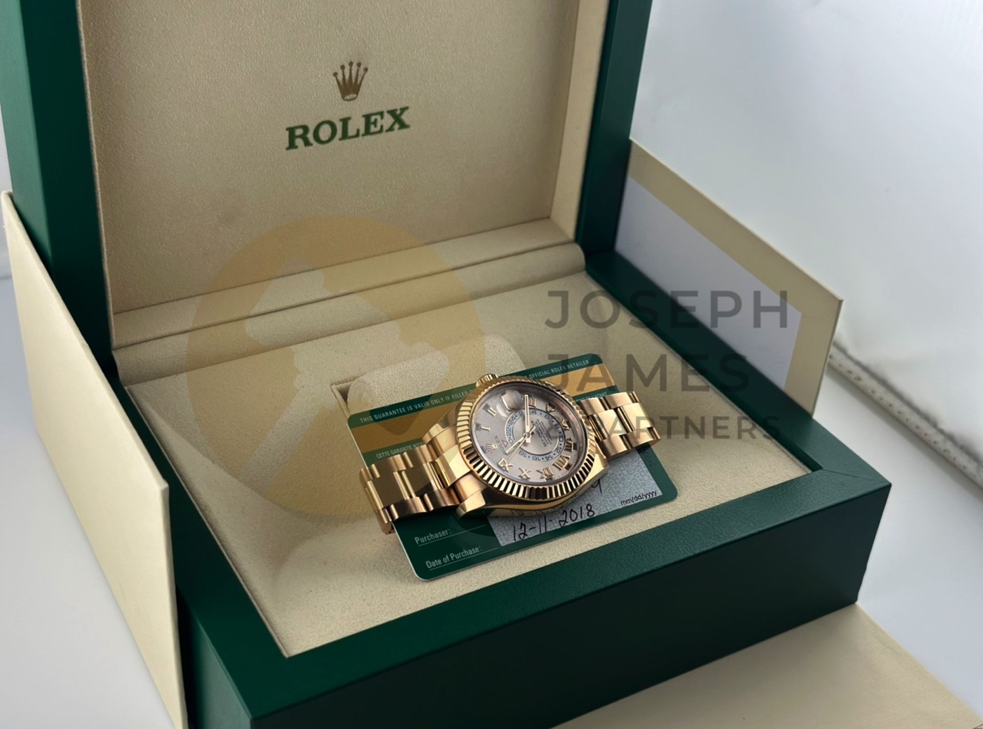 (ON SALE) ROLEX SKY-DWELLER *18CT EVEROSE GOLD* 42MM SUNBURST DIAL (2018 DISCONTINUED MODEL) *NO VAT - Bild 29 aus 33