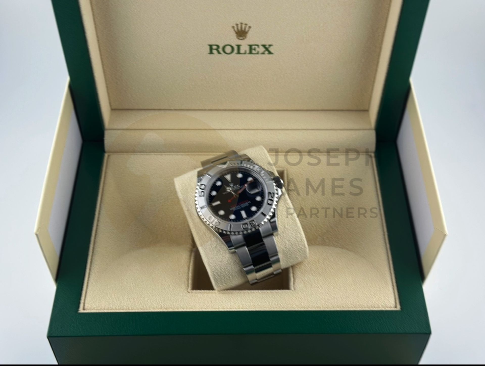 (ON SALE) ROLEX YACHT-MASTER *40MM PLATINUM & OYSTER STEEL* (AUGUST 2023 -UNWORN) *BRIGHT BLUE DIAL* - Image 17 of 48