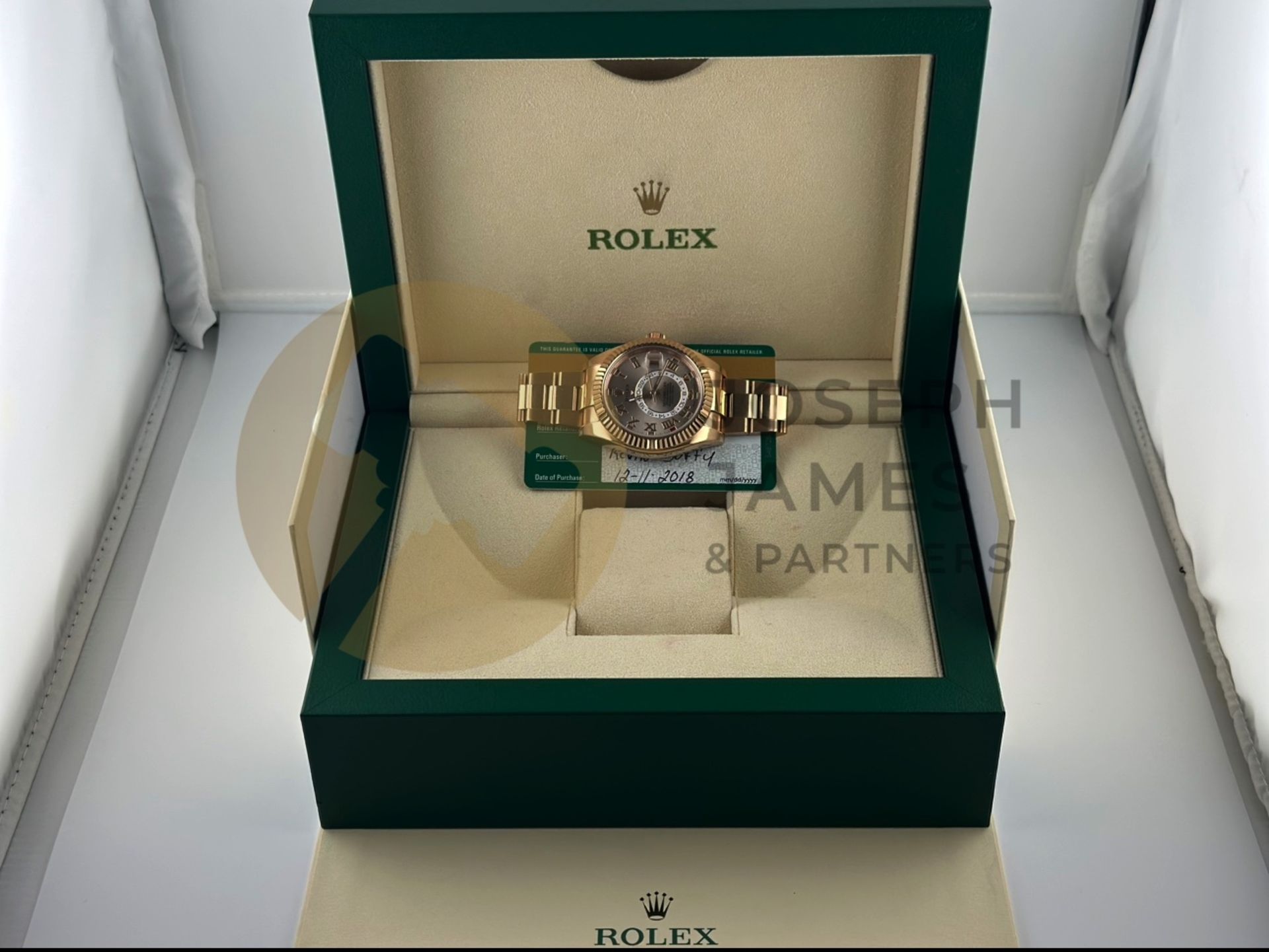 (ON SALE) ROLEX SKY-DWELLER *18CT EVEROSE GOLD* 42MM SUNBURST DIAL (2018 DISCONTINUED MODEL) *NO VAT - Bild 24 aus 33