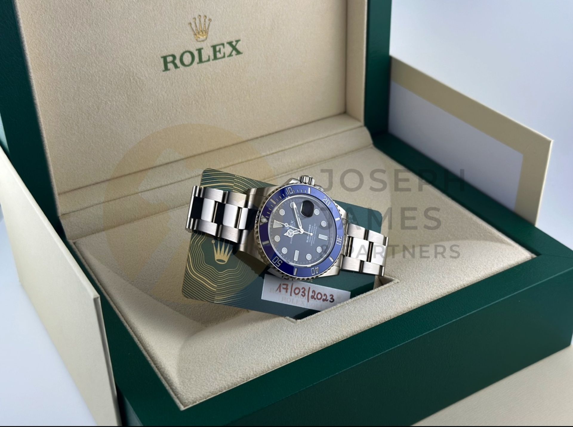 ROLEX SUBMARINER *41MM 18CT WHITE GOLD* (2023 - BRAND NEW / UNWORN) *COOKIE MONSTER* (BEAT THE WAIT) - Image 4 of 44