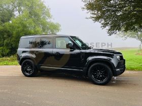 LAND ROVER DEFENDER 110 "D" BLACK EDITION (NEW MODEL) 21 REG - ONLY 26K MILES WITH HISTORY (NO VAT)