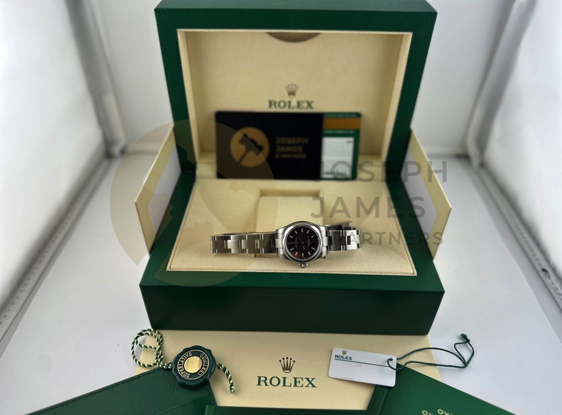 ROLEX OYSTER PERPETUAL 26MM *PURPLE GRAPE DIAL* (2020) OYSTER STEEL *IDEAL CHRISTMAS GIFT* - Image 18 of 22