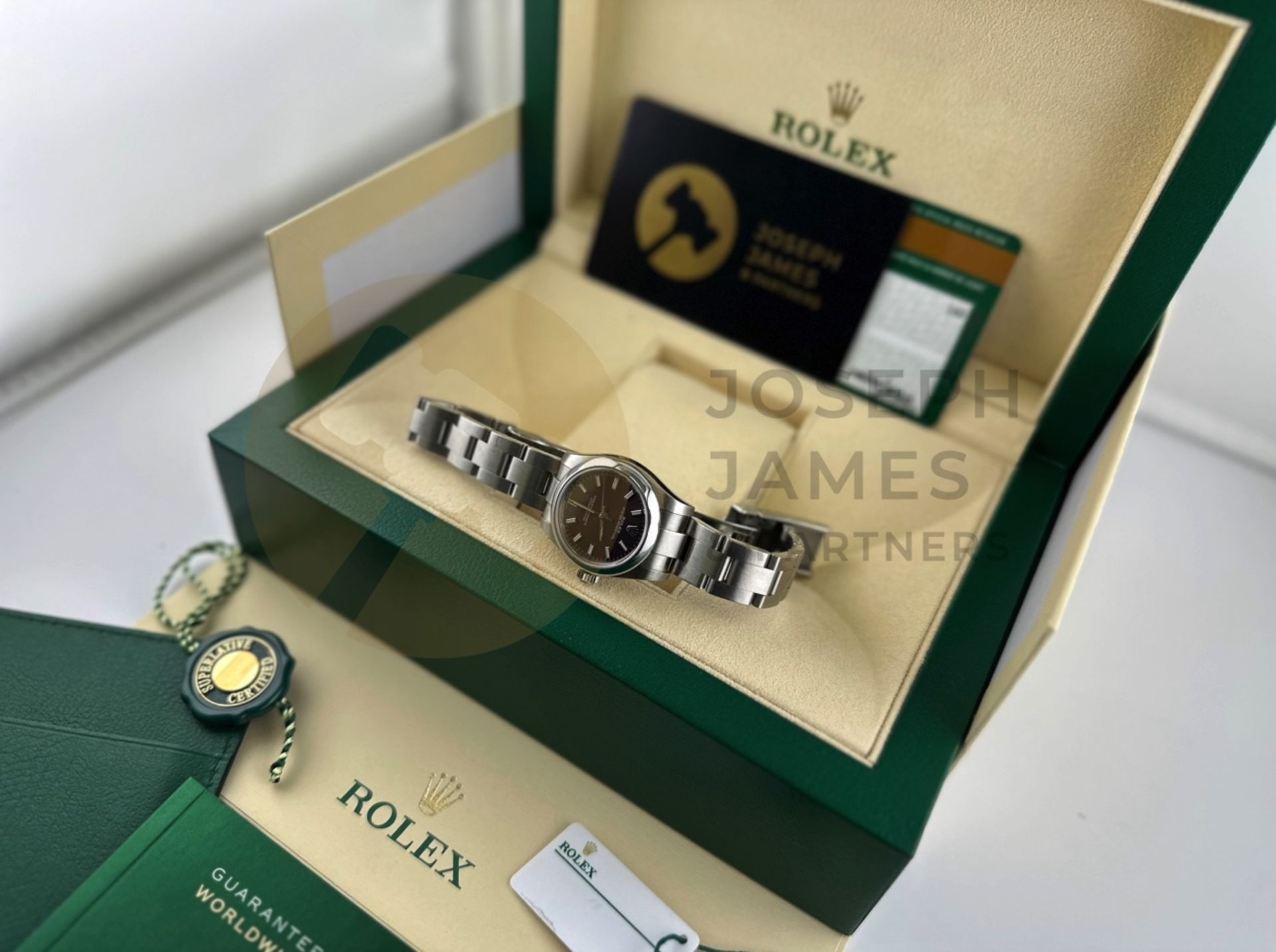 ROLEX OYSTER PERPETUAL 26MM *PURPLE GRAPE DIAL* (2020) OYSTER STEEL *IDEAL CHRISTMAS GIFT* - Image 19 of 22