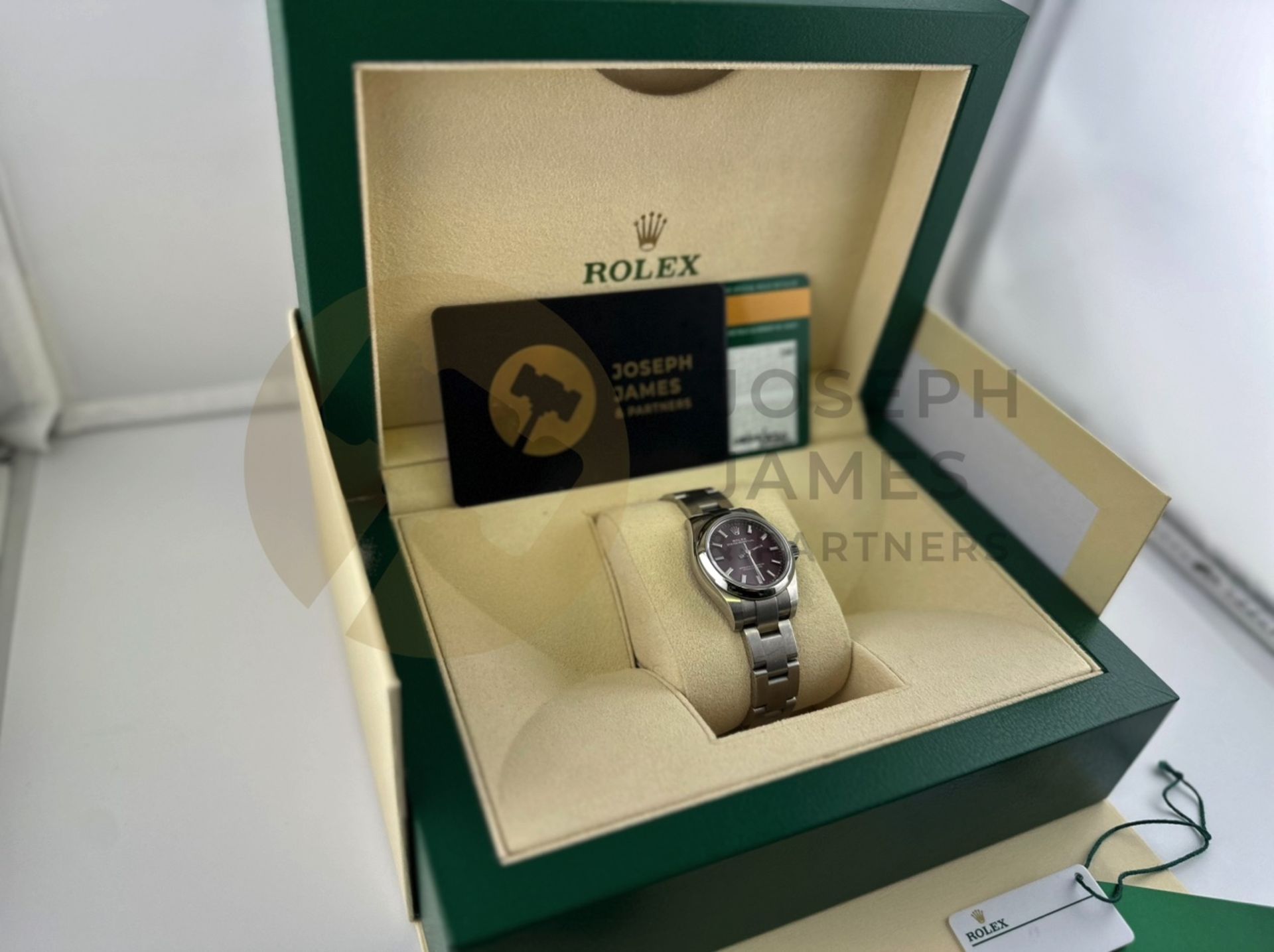 ROLEX OYSTER PERPETUAL 26MM *PURPLE GRAPE DIAL* (2020) OYSTER STEEL *IDEAL CHRISTMAS GIFT* - Image 8 of 22