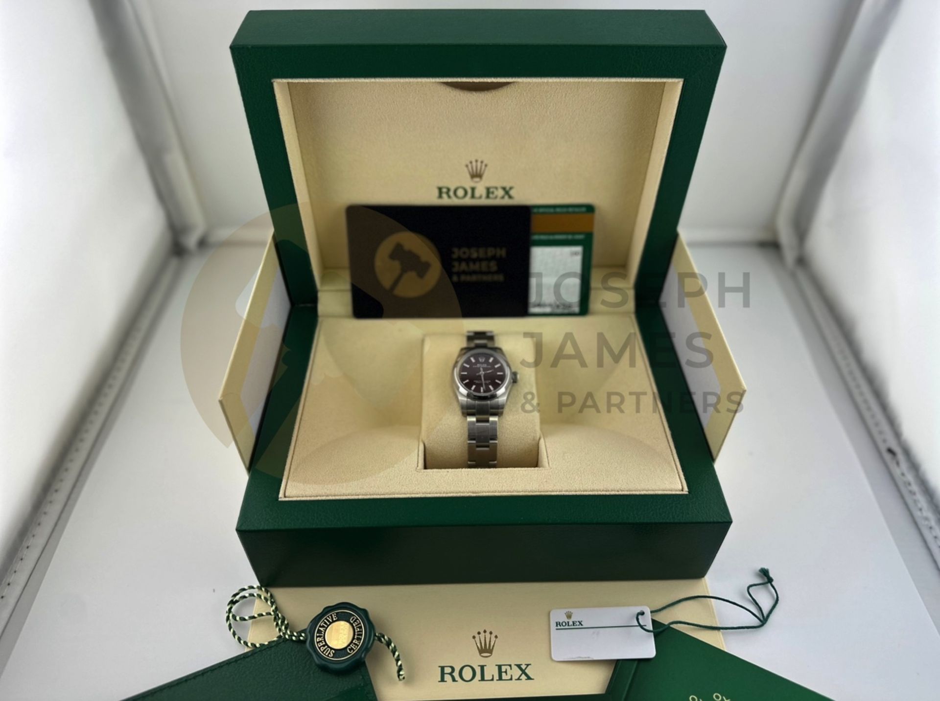 ROLEX OYSTER PERPETUAL 26MM *PURPLE GRAPE DIAL* (2020) OYSTER STEEL *IDEAL CHRISTMAS GIFT* - Image 7 of 22