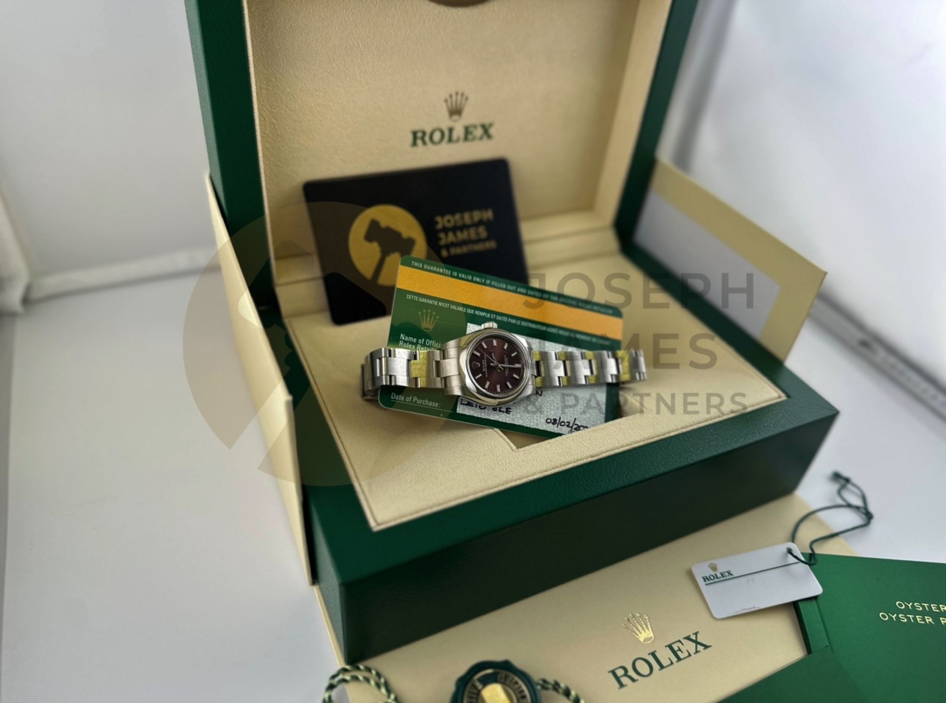 ROLEX OYSTER PERPETUAL 26MM *PURPLE GRAPE DIAL* (2020) OYSTER STEEL *IDEAL CHRISTMAS GIFT* - Image 21 of 22