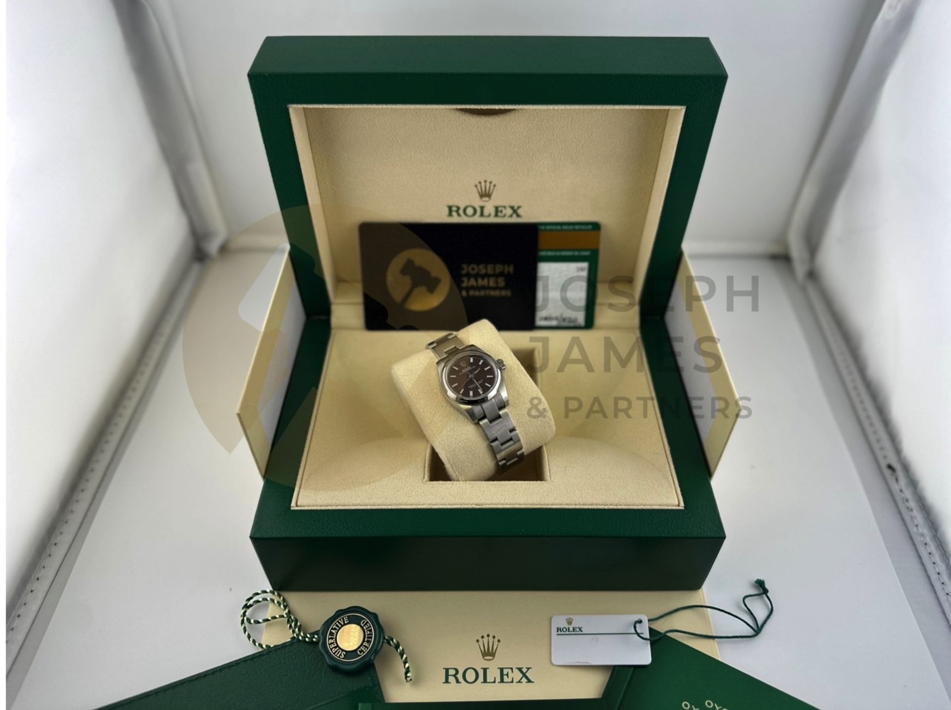 ROLEX OYSTER PERPETUAL 26MM *PURPLE GRAPE DIAL* (2020) OYSTER STEEL *IDEAL CHRISTMAS GIFT* - Image 10 of 22