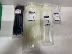23 x Packs Of Various Sized Cable Ties - See Description