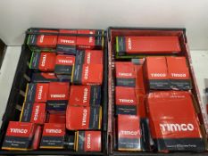45 x Boxes Of Various Timco Screws