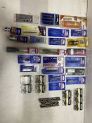 Mixed Lot Of Various Drill Bits, Router Bits & Accessories As Seen On Photos