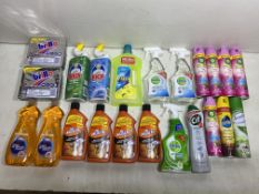 Mixed Lot Of Various Cleaning Products & Air Fresheners As Seen In Photos