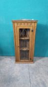 Ex Display Wall Hanging Medium Oak Corner Unit