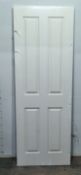 XL Joinery Victorian 4 Panel Internal White Moulded Door WMVIC28 1981mm x 711mm x 35mm