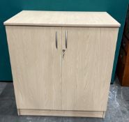 2 Door Wooden File Cabinet