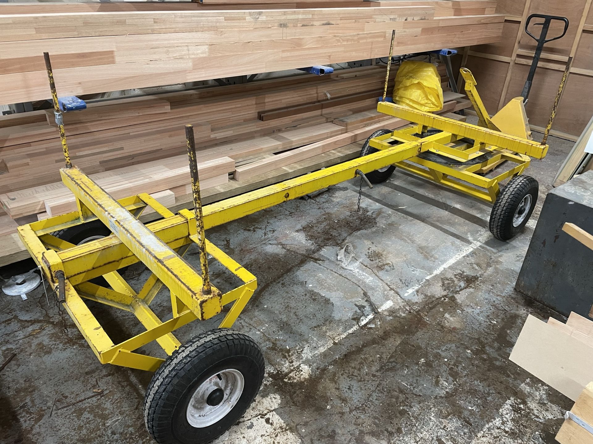 3000kg Mobile/Towable Material Dolly Trolley