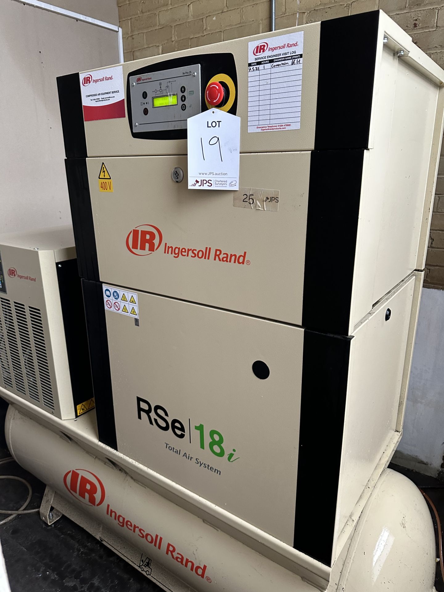 Ingersol Rand Compressor | RSE181-A10-TAS - Image 2 of 6