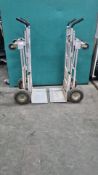 2 x Costco 12304ABL1U3 In One Hand Trucks