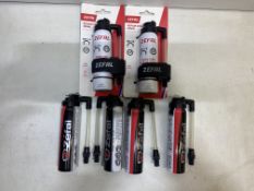 6 x Bottles Of Various Zefal Puncture Repair Spray - See Description