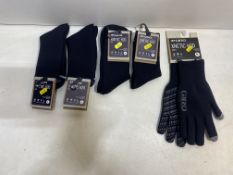 5 x Pairs Of Giro Cycling Socks / Cycling Gloves - See Description