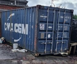 ONE LOT SALE  | 20ft Steel Shipping Container | LOCATED IN BOLTON | Ends 16 January 2023