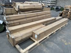 2 x Pallets of Naples Louvre Gazebo Parts | Charcoal | Sizes: 3m x 3m & 3m x 4m