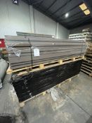 Approximately 120pcs x WPC Fence Posts in Brown | 2400mm