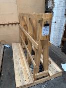 6 x double sided wooden stands