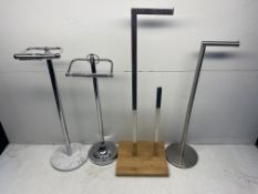 4 x Various Freestanding Roll Holders As Seen In Photos