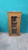 EX DISPLAY WALL HANGING MEDIUM OAK CORNER UNIT