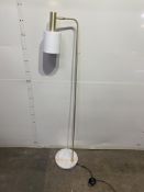 6 x White & Gold Directional Spot Light Floor Lamps