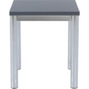 Charisma Grey Gloss / Chrome Lamp Table