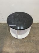 Marble Effect Round Coffee Table