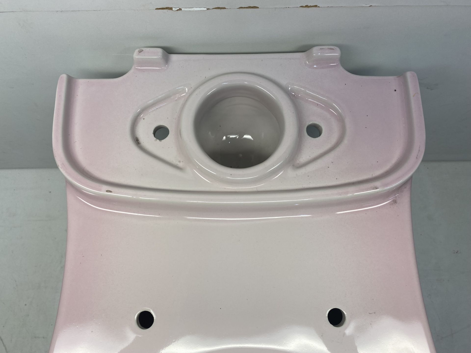 Pink Ceramic Back To Wall Toilet Pan - Image 5 of 6