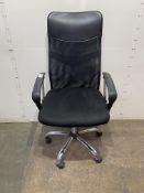 4 x Black Office Chairs