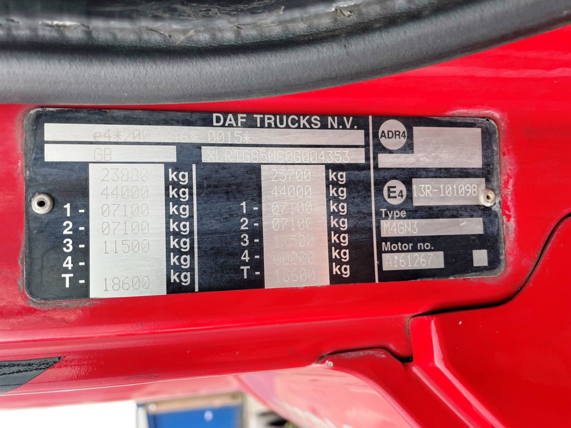 DAF Tractor Unit FTG CF85 460 6X2 | Reg: AY14 PYS | Mileage: 913,428 - Image 7 of 18