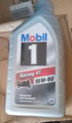 24 x Brand New & Sealed Mobil 1 Motorcycle Engine Oil | Total RRP £275