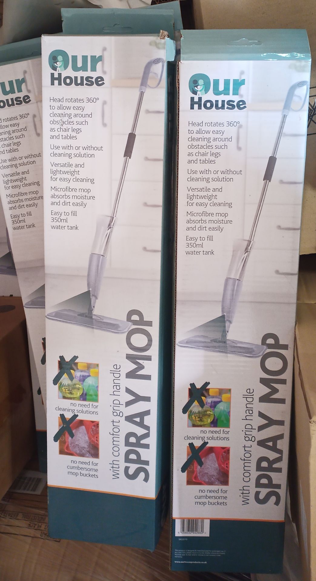 10 x Brand New Spray Mops | Total RRP £199