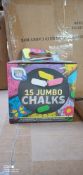 20 x Boxes Jumbo Chalk Sets | Total RRP £80