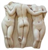 10 x 3 Graces Wall Sculptures | Total RRP £200
