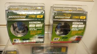 10 x Brookstone Xenon Mega White Headlight Bulbs | Total RRP £180