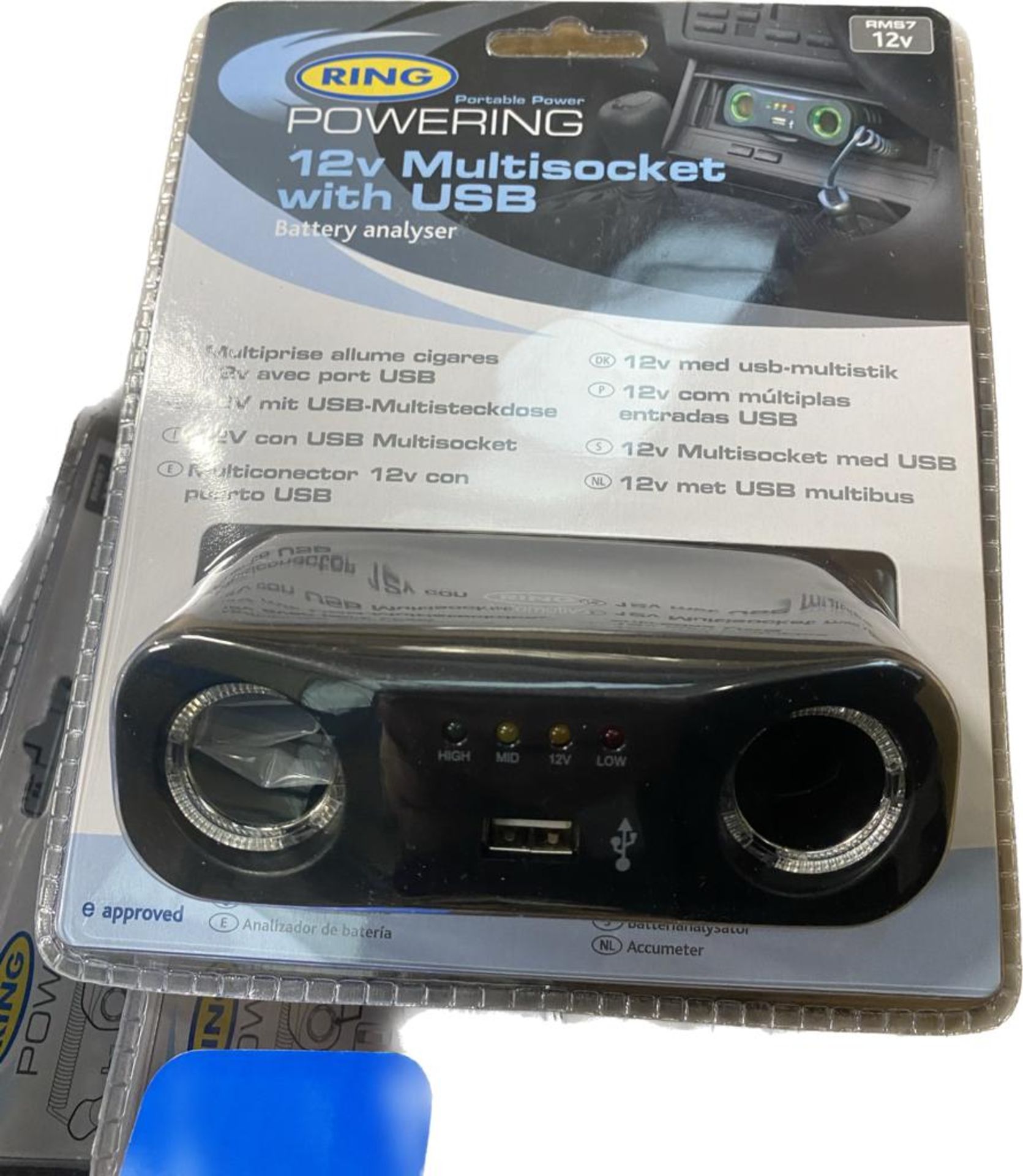 100 x Ring portable Multi-socket Charger for Vehicle - Image 2 of 3