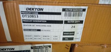 50 x 18" Dekton Wrecking Bars | Total RRP £400