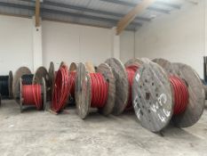 Approximately 15 x Reels of Various Electrical Cable in Various Lengths