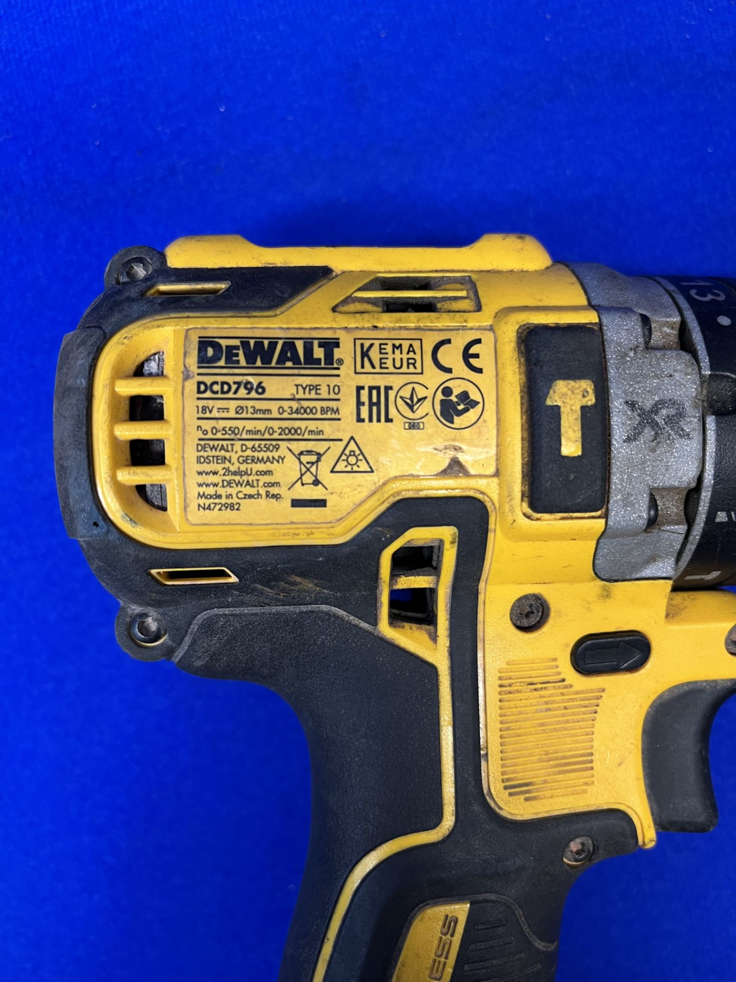 Dewalt Tool Case W/ 2 x Cordless Drills *As Pictured* - Image 5 of 5