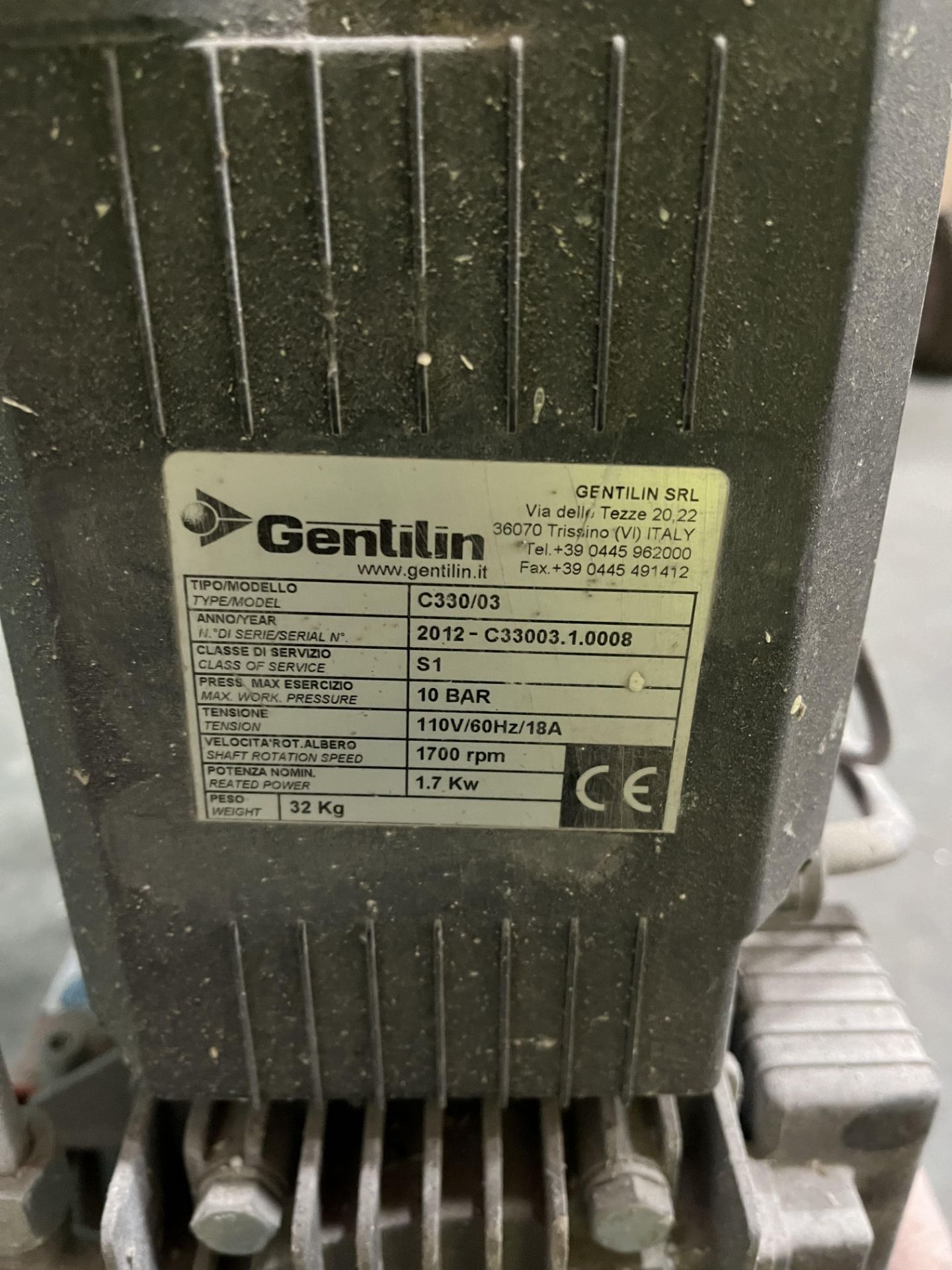 Gentilin C330/03 Compact Air Compressor - Image 4 of 4