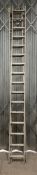 16 Tread Double Extendable Ladder