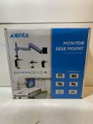 6 x Xenta Full Motion Single Monitor Mount for 13-27inch Screens