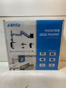 5 x Xenta Full Motion Single Monitor Mount for 13-27inch Screens